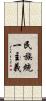 民族統一主義 Scroll