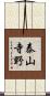 泰山寺野 Scroll