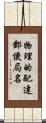 物理的配達郵便局名 Scroll