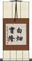 白畑實隆 Scroll