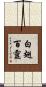 白翅百靈 Scroll