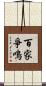 百家爭鳴 Scroll