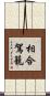 相合駕籠 Scroll
