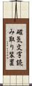 磁気文字読み取り装置 Scroll