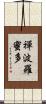 禪波羅蜜多 Scroll