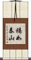 穩如泰山 Scroll