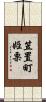 笠置町姫栗 Scroll