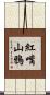 紅嘴山鴉 Scroll
