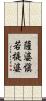 薩婆愼若提婆 Scroll