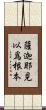 薩迦耶見以爲根本 Scroll