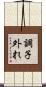 調子外れ Scroll