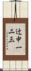 辻中一二三 Scroll