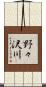 野々沢川 Scroll