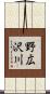 野広沢川 Scroll