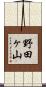 野田ヶ山 Scroll