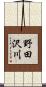 野田沢川 Scroll