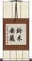 鈴木安蔵 Scroll