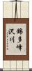 錦多峰沢川 Scroll