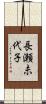 長瀬未代子 Scroll