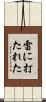 雷に打たれた Scroll