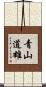 青山道雄 Scroll
