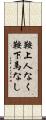 鞍上人なく鞍下馬なし Scroll