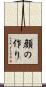 顔の作り Scroll