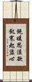 飽暖思淫欲，飢寒起盜心 Scroll