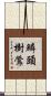 鱗頭樹鶯 Scroll