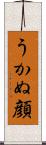 うかぬ顔 Scroll
