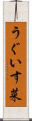 うぐいす菜 Scroll