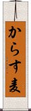 からす麦 Scroll
