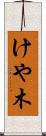 けや木 Scroll