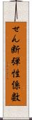 せん断弾性係数 Scroll