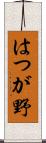 はつが野 Scroll