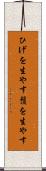 ひげを生やす Scroll