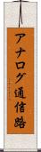 アナログ通信路 Scroll
