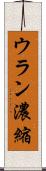 ウラン濃縮 Scroll