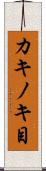 カキノキ目 Scroll