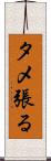 タメ張る Scroll
