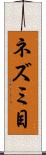 ネズミ目 Scroll