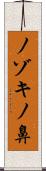 ノゾキノ鼻 Scroll