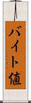 バイト値 Scroll