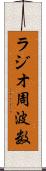 ラジオ周波数 Scroll