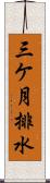 三ケ月排水 Scroll