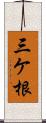 三ケ根 Scroll