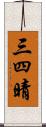 三四晴 Scroll