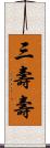 三壽壽 Scroll