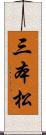 三本松 Scroll