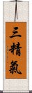 三精氣 Scroll